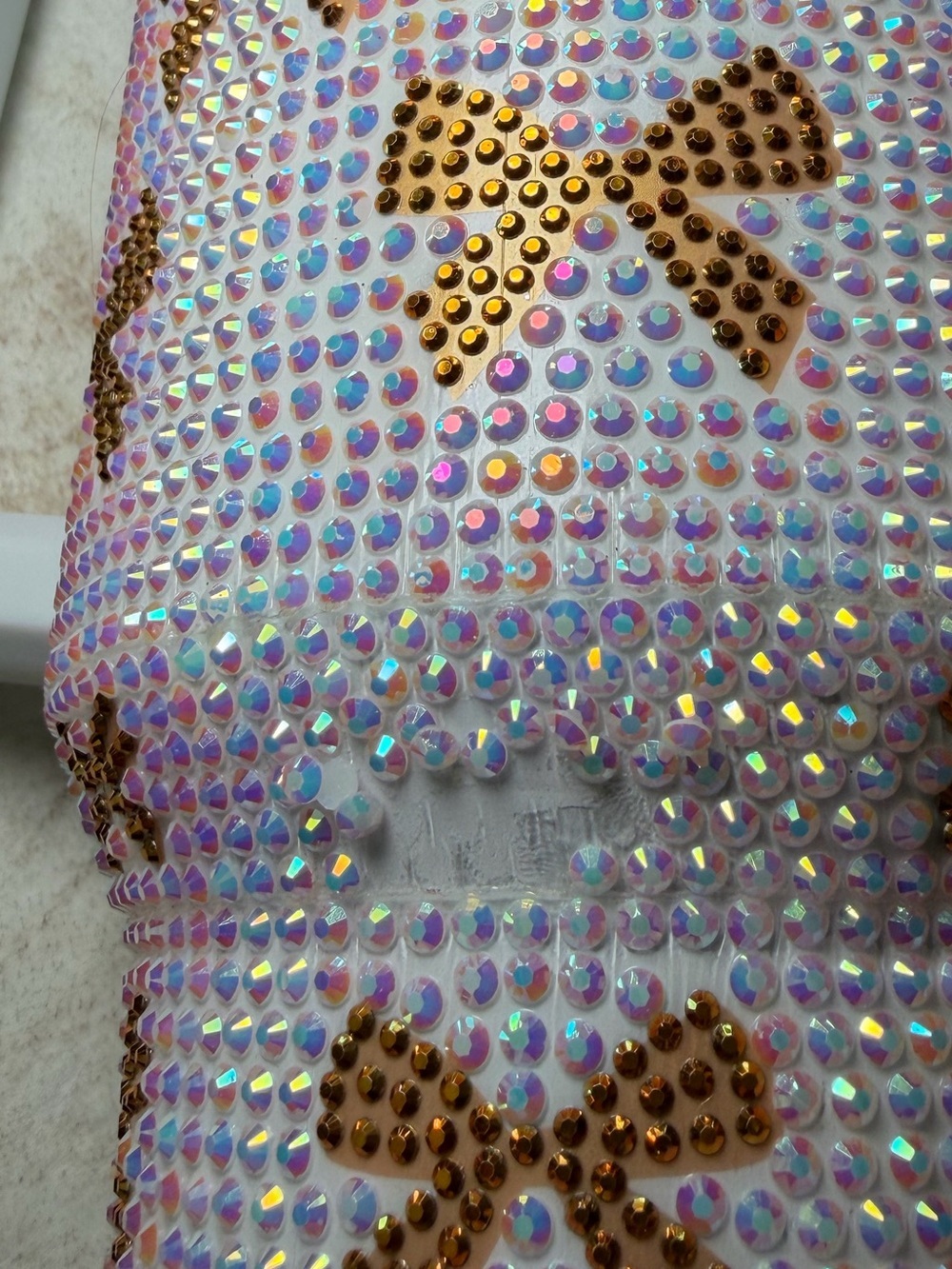 Simply Southern 40 oz Rhinestone Iridescent Bow Accent Tumbler with Handle - Picture 8 of 12